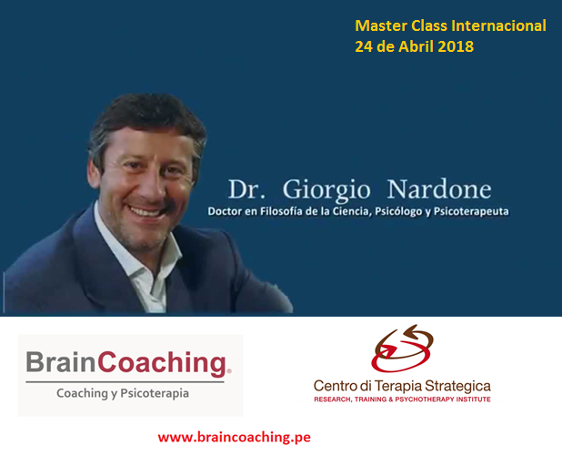 Master Class Internacional Con Giorgio Nardone PhD